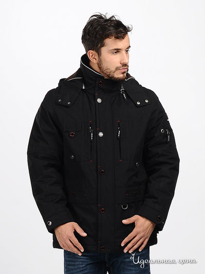 Куртка FRANCO VELLO&INVOLO, цвет цвет черный