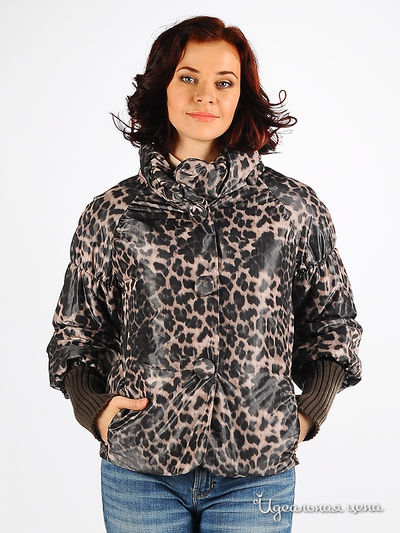 Куртка FRANCO VELLO&INVOLO, цвет принт леопард