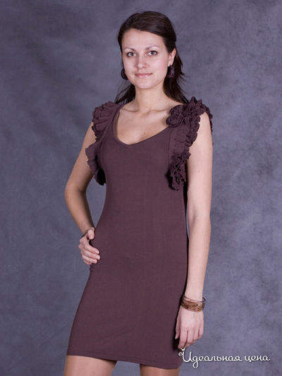 Платье Bizzaro, цвет цвет коричневый