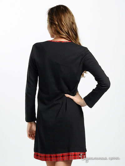 Платье Massana женское, цвет черный / красный