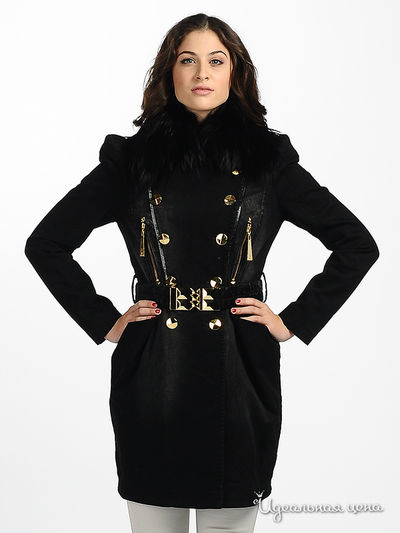 Пальто Gizia&Balizza, цвет цвет черный