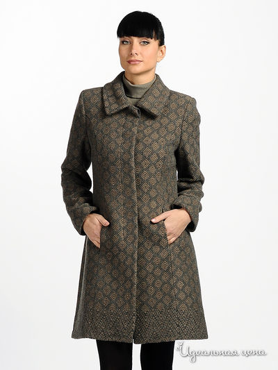 пальто Cristina Gavioli, цвет цвет коричневый