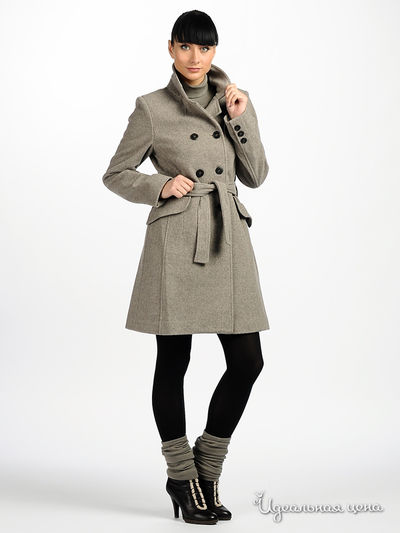 Пальто Cristina Gavioli женское, цвет серый