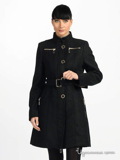 пальто Cristina Gavioli, цвет цвет черный