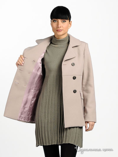 Пальто Cristina Gavioli женское, цвет розовое
