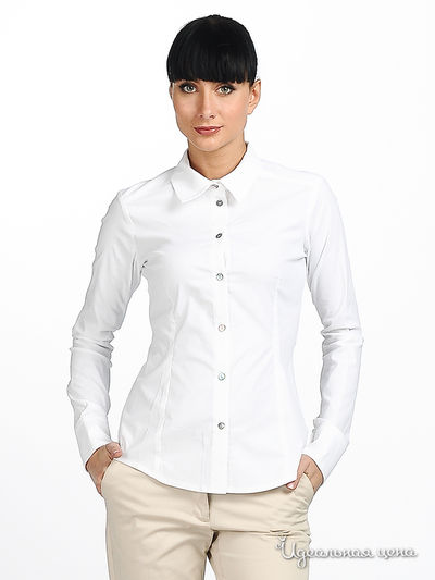 Рубашка Cristina Gavioli женская, цвет белый