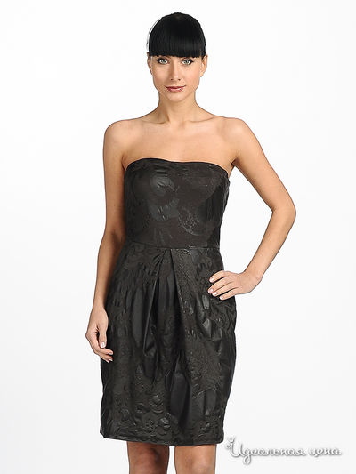 Платье Cristina Gavioli, цвет цвет темно-коричневый