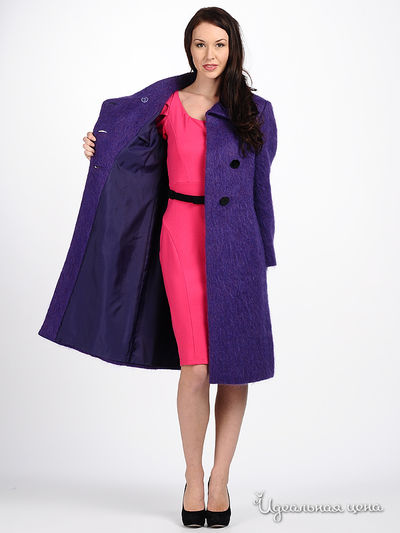 Пальто Kate Cooper&amp;Rouge женское, цвет фиолетовый
