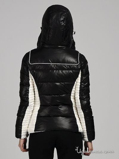 Куртка пуховая Snowimage женская, цвет черный / белый