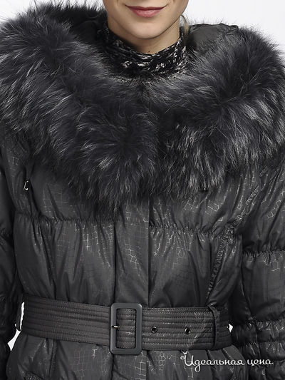 Полупальто пуховое Snowimage женское, цвет серый