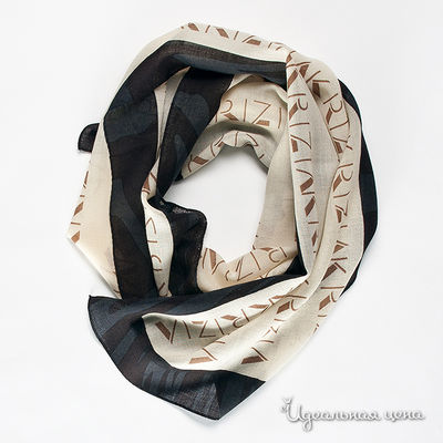 Шарф Laura Biagiotti шарфы, цвет цвет черный / бежевый