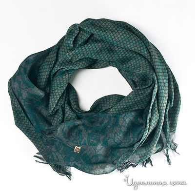 Палантин Laura Biagiotti шарфы, цвет цвет зелёный