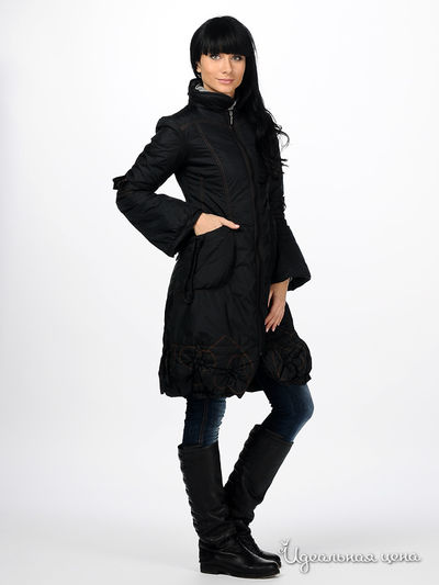 Пальто Турецкий шик женское, цвет черный