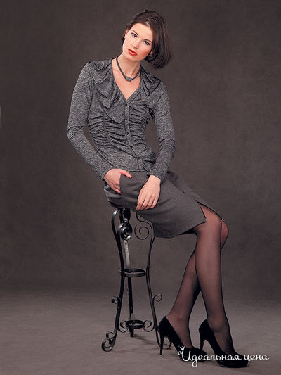 Кардиган Mono collection женский, цвет серый