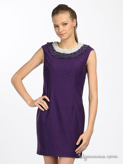 Платье XcluSive&Soho, цвет цвет фиолетовый