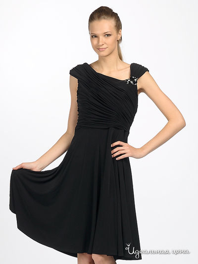 Платье XcluSive&Soho, цвет цвет черный