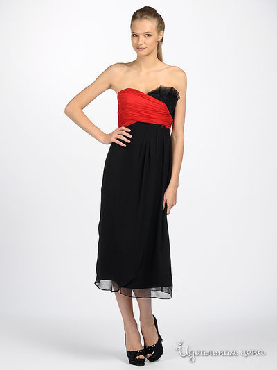 Платье XcluSive&Soho, цвет цвет черный / красный