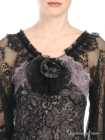 Платье Adzhedo женское, цвет фиолетовый / черный