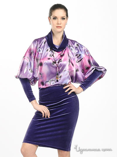 Платье Adzhedo, цвет цвет фиолетовый
