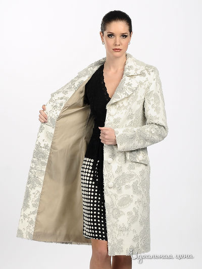 Пальто Adzhedo женское, цвет серый