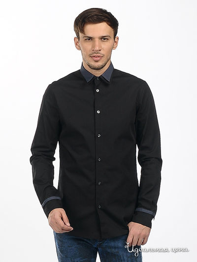 рубашка Ferre&Cavalli, цвет цвет черный