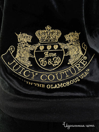 Костюм велюровый Juicy Couture женский, цвет черный