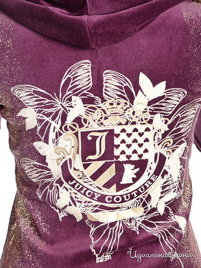 Костюм велюровый Juicy Couture женский, цвет фиолетовый