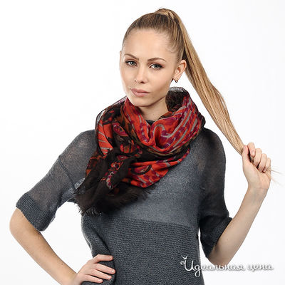 Палантин Laura Biagiotti шарфы, цвет цвет коричнево-бордовый