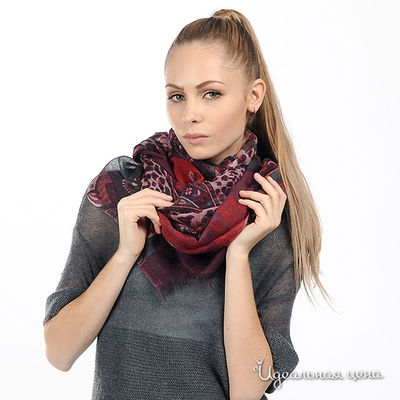 Палантин Laura Biagiotti шарфы, цвет цвет бордовый