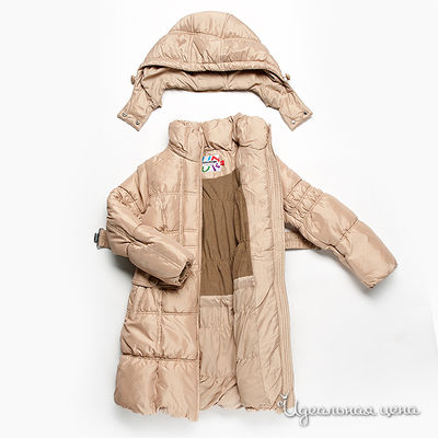 Пальто Snowimage для девочки, цвет бежевый