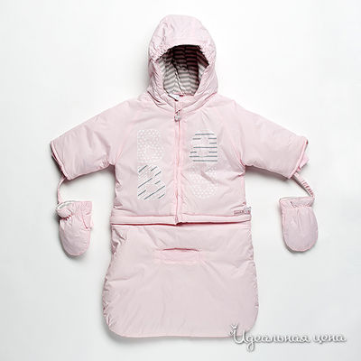 Конверт-куртка Snowimage, цвет цвет розовый