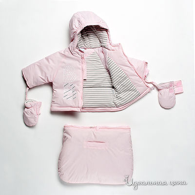 Конверт-куртка Coccodrillo для девочки, цвет розовый