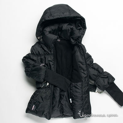 Куртка Young reporter для девочки, цвет черный, рост 146-164 см