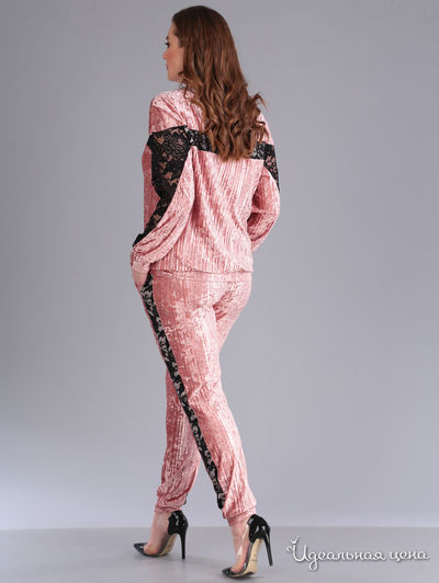 Костюм: джемпер, брюки Anastasia Mak, цвет розовый
