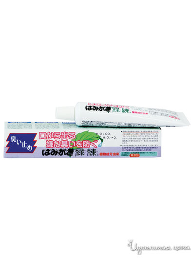 Зубная паста для защиты от кариеса и зубного камня отбеливающая с растительными экстрактами, 80 г, FUDO KAGAKU