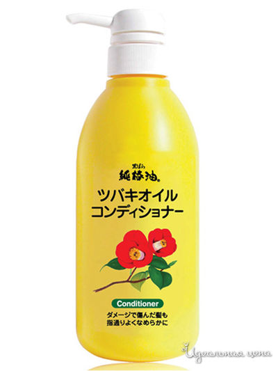 Кондиционер для восстановления поврежденных волос с маслом камелии Tsubaki Oil, 500 мл, KUROBARA