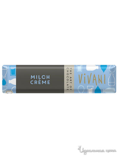 Шоколад молочный крем, 40 г, Vivavi