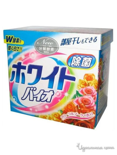 Стиральный порошок с кондиционером, со сладким цветочным ароматом, 0,8 кг, Nihon Detergent