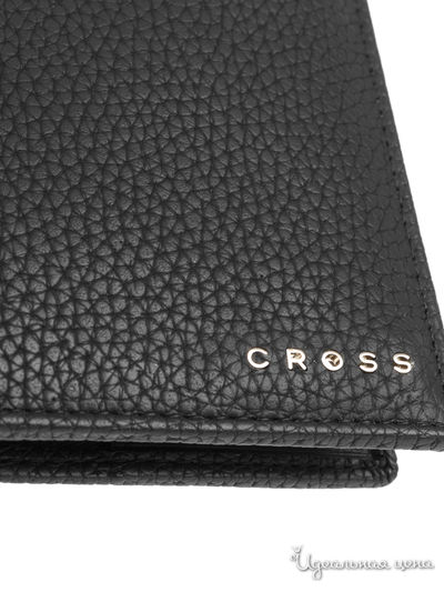 Бумажник для документов, 14 х 11 х 1 см CROSS, цвет черный