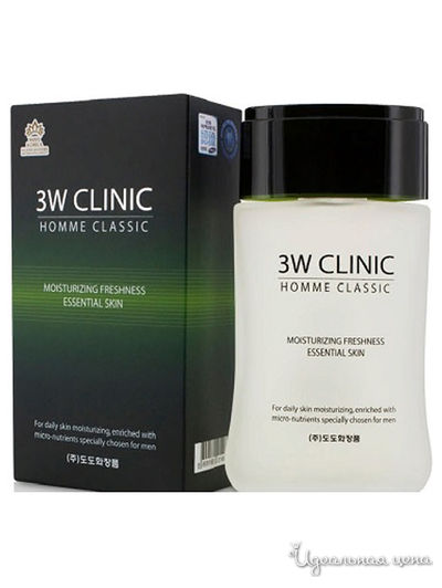 Тоник увлажняющий Classic Moisturizing Freshness Essential Skin, 150 мл, 3W Clinic