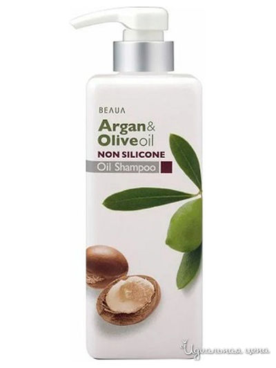 Шампунь для волос увлажняющий с Аргановым и оливковым маслами, 550 мл, PELICAN SOAP