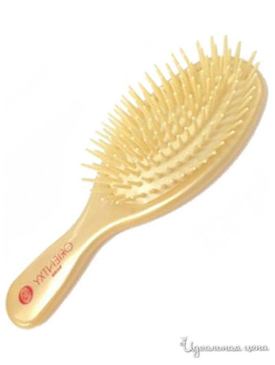 Щетка массажная для увлажнения и придания блеска волосам с растительными компонентами, VESS