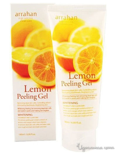 Пилинг-гель для лица мягкий осветляющий, лимон, 180 мл, 3W Clinic