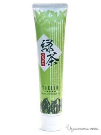 Зубная паста Зеленый чай (профилактика кариеса и свежесть), 100 г, TOKIKO