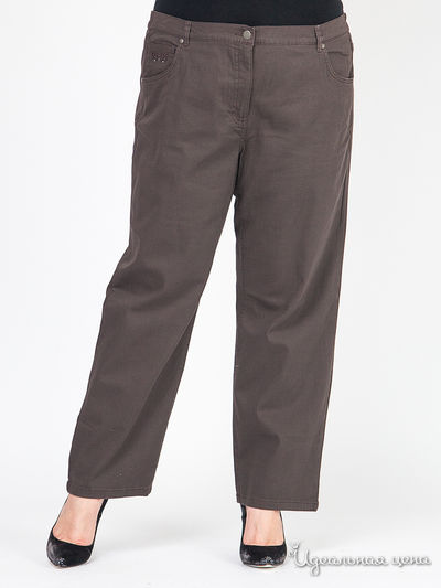 Прямые брюки Klingel, цвет серо-коричневый