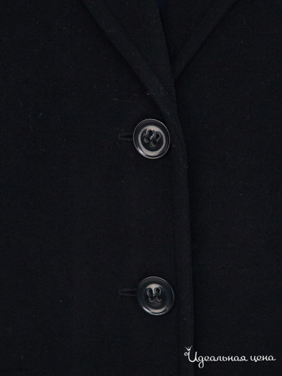 Пальто из шерсти и кашемира La belle Klingel, цвет черный