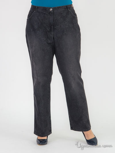 Прямые джинсы с рисунком Brax Klingel, цвет черный, рисунок