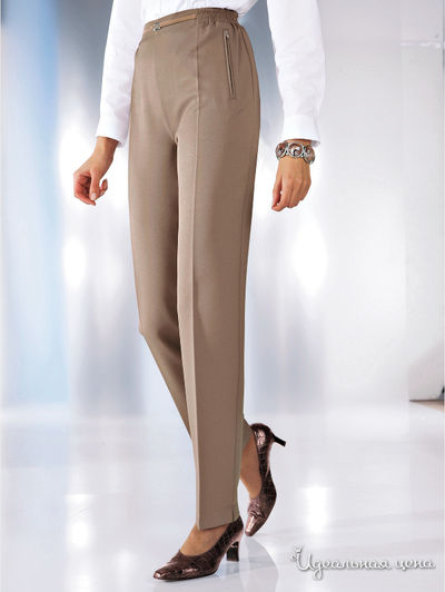 Прямые брюки Klingel, цвет серо-коричневый