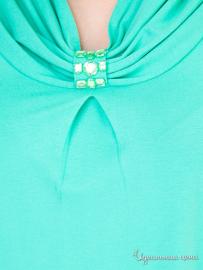 Блузка с узлом M.Collection Klingel, цвет зеленый