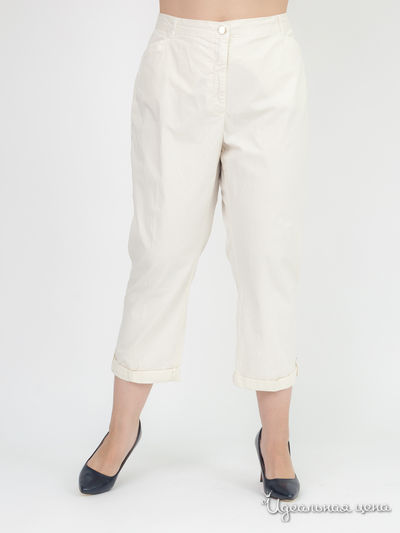 Укороченные брюки Paola Klingel, цвет кремовый